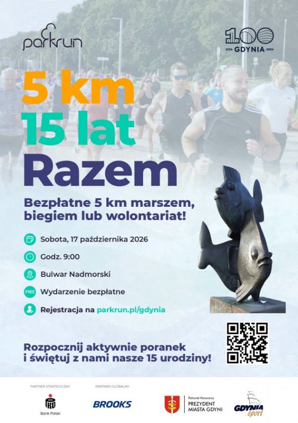 15. urodziny parkrun Gdynia