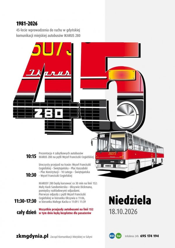 45 lat Ikarusów serii 200 w Trójmieście