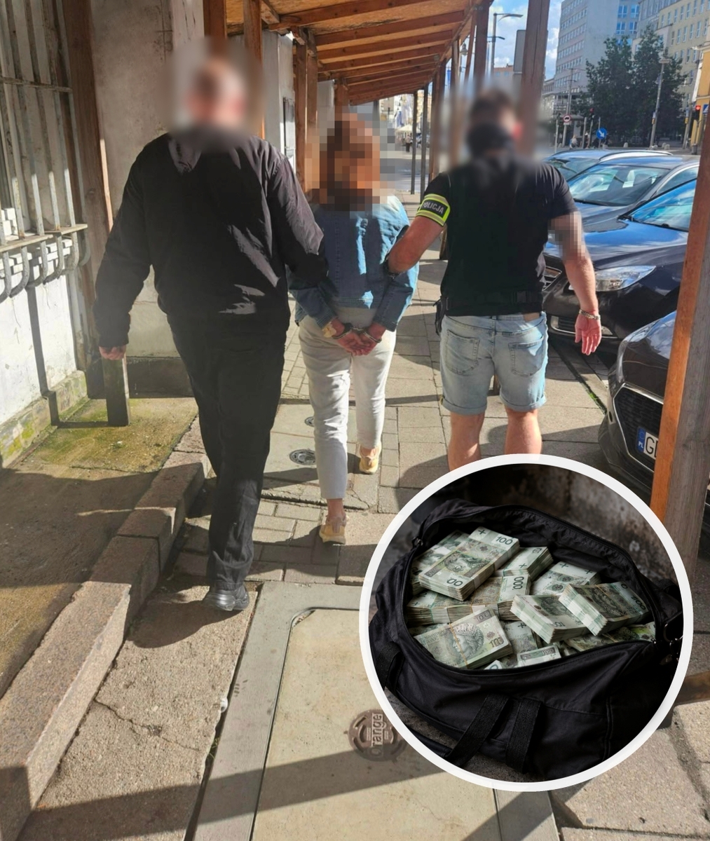 50-letnia mieszkanka Kołobrzegu zatrzymana na gorącym uczynku w Gdyni.