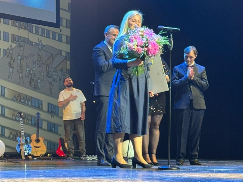 Asp. Ewa Kurowska wyróżniona podczas gali „Gdynia bez barier”.