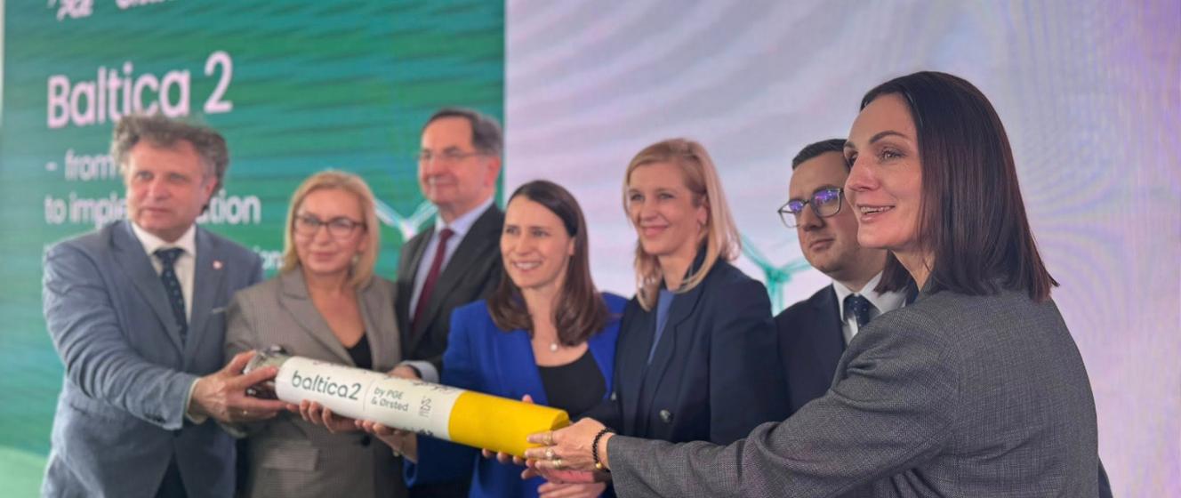 Baltica 2 wchodzi w fazę budowy na morzu