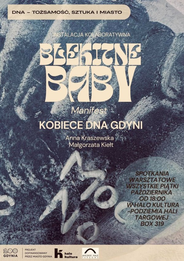 Błękitne Baby / Manifest kobiecego DNA Gdyni | instalacja kolaboratywna
