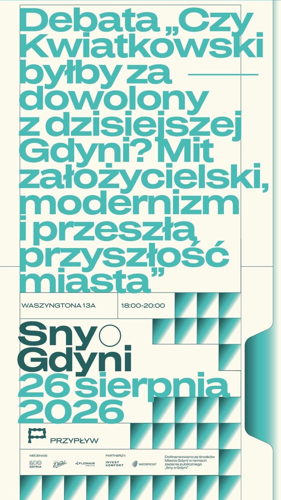 Debata o Gdyni. Co dziś o mieście powiedziałby Eugeniusz Kwiatkowski?