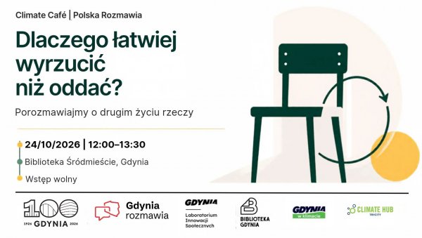 Dlaczego łatwiej wyrzucić niż oddać? Climate Café w ramach akcji Polska Rozmawia