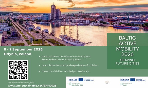 Dwa dni o miastach w ruchu. Przed nami Baltic Active Mobility 2026