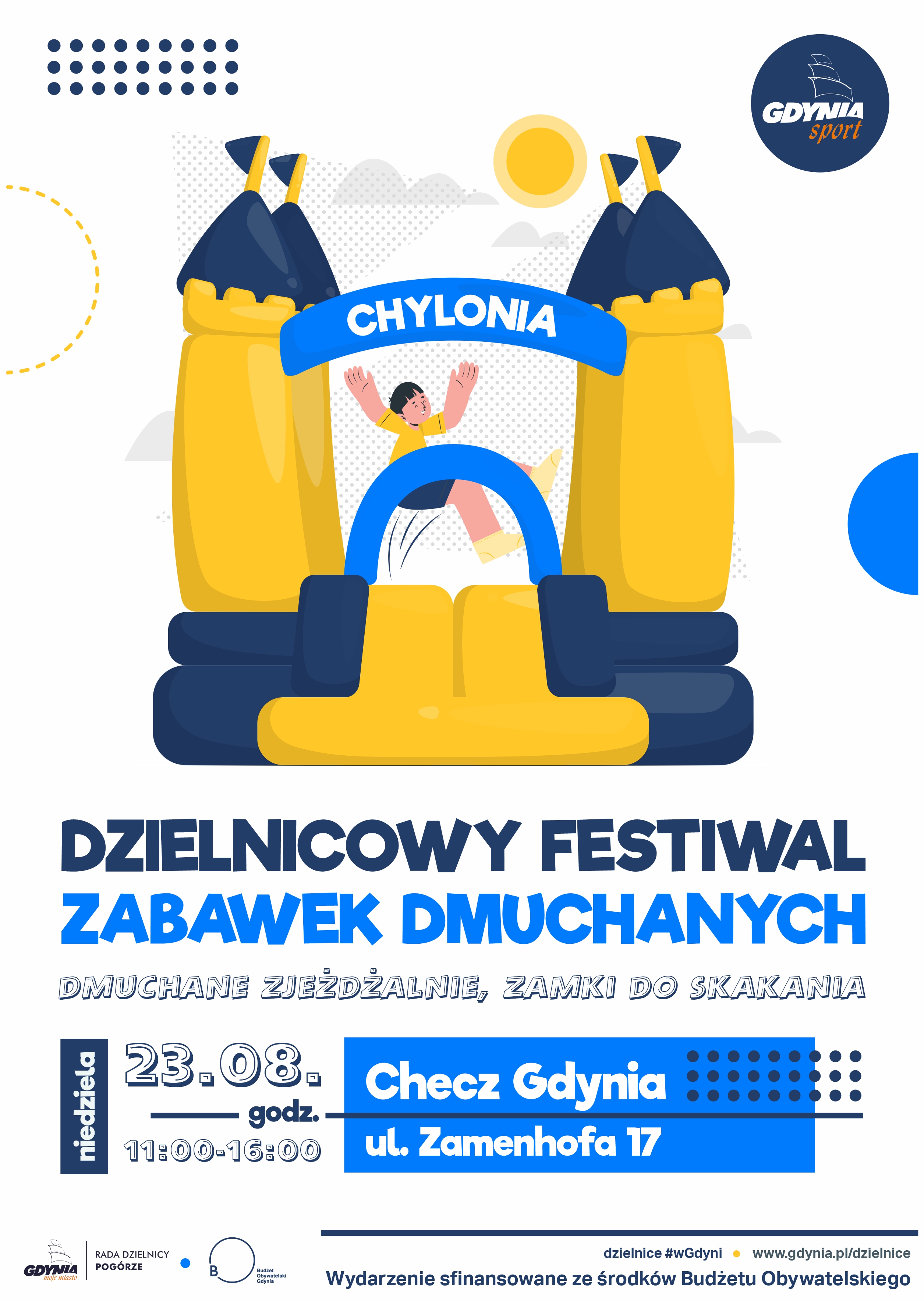 Dzielnicowy Festiwal Zabawek Dmuchanych na Chyloni