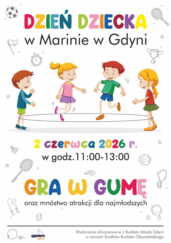 Dzień Dziecka w Marinie Gdynia – „Gra w gumę”