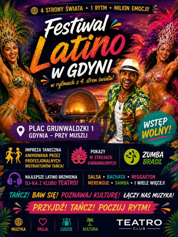 Festiwal Latino w Gdyni, czyli rytmy z 4 stron świata
