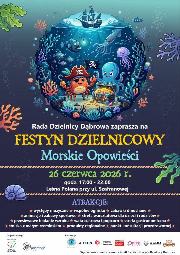 Festyn Dzielnicowy „Morskie Opowieści” na Dąbrowie