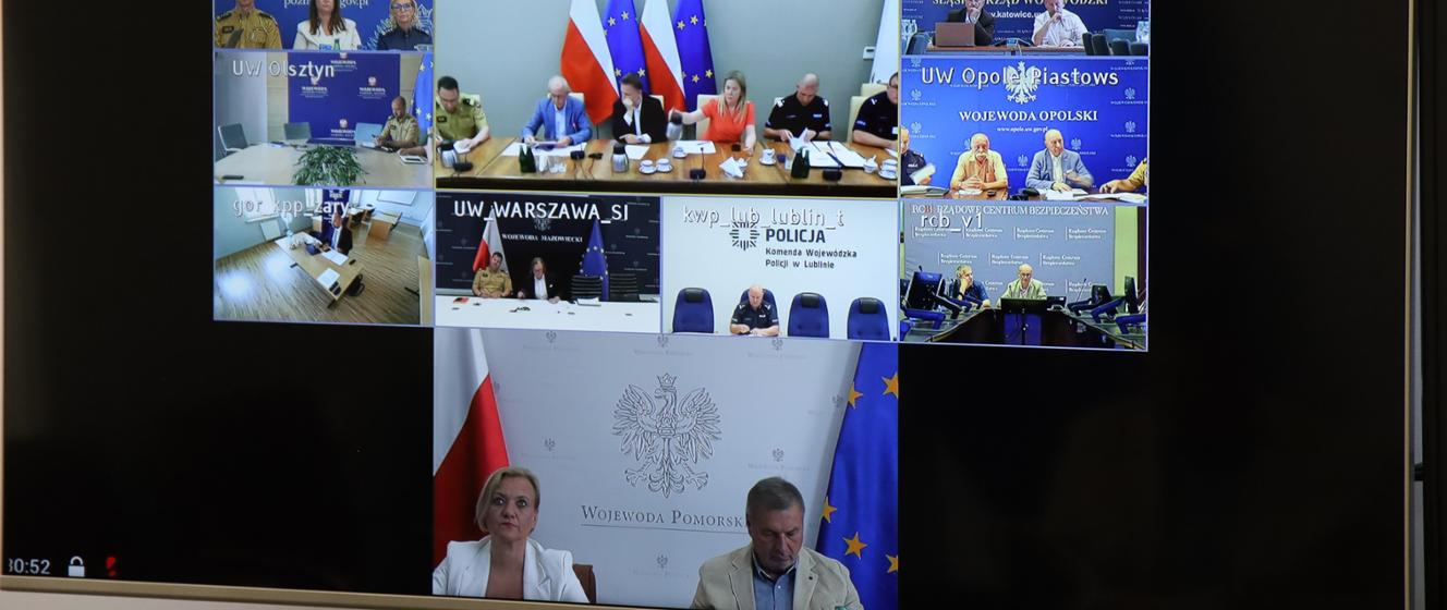 Gotowość na fale upałów. Wideokonferencja z MSWiA
