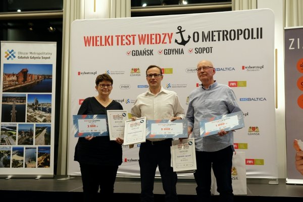 Kajetan Lewandowski z Gdyni po raz trzeci triumfuje w Wielkim Teście Wiedzy o Metropolii