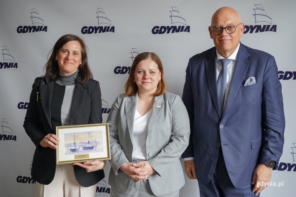 Konsul honorowy i ambasadorka Królestwa Hiszpanii z wizytą w Gdyni