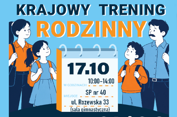 Krajowy Trening Rodzinny w Gdyni – policjanci będą uczyć, jak reagować w sytuacjach zagrożenia.