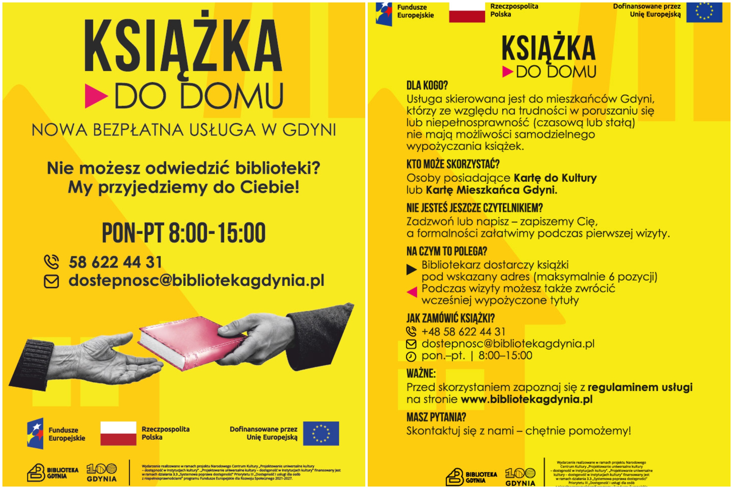 Książka prosto do domu. Nowa usługa Biblioteki Gdynia