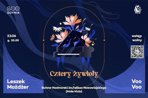 Leszek Możdżer i Voo Voo na jednej scenie. Gdynia zaprasza na koncert Cztery żywioły