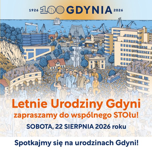 Letnie Urodziny Gdyni – zapraszamy do wspólnego STOłu!