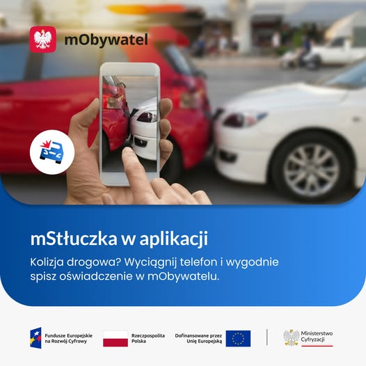mStłuczka - nowoczesna usługa, która upraszcza formalności po kolizji drogowej