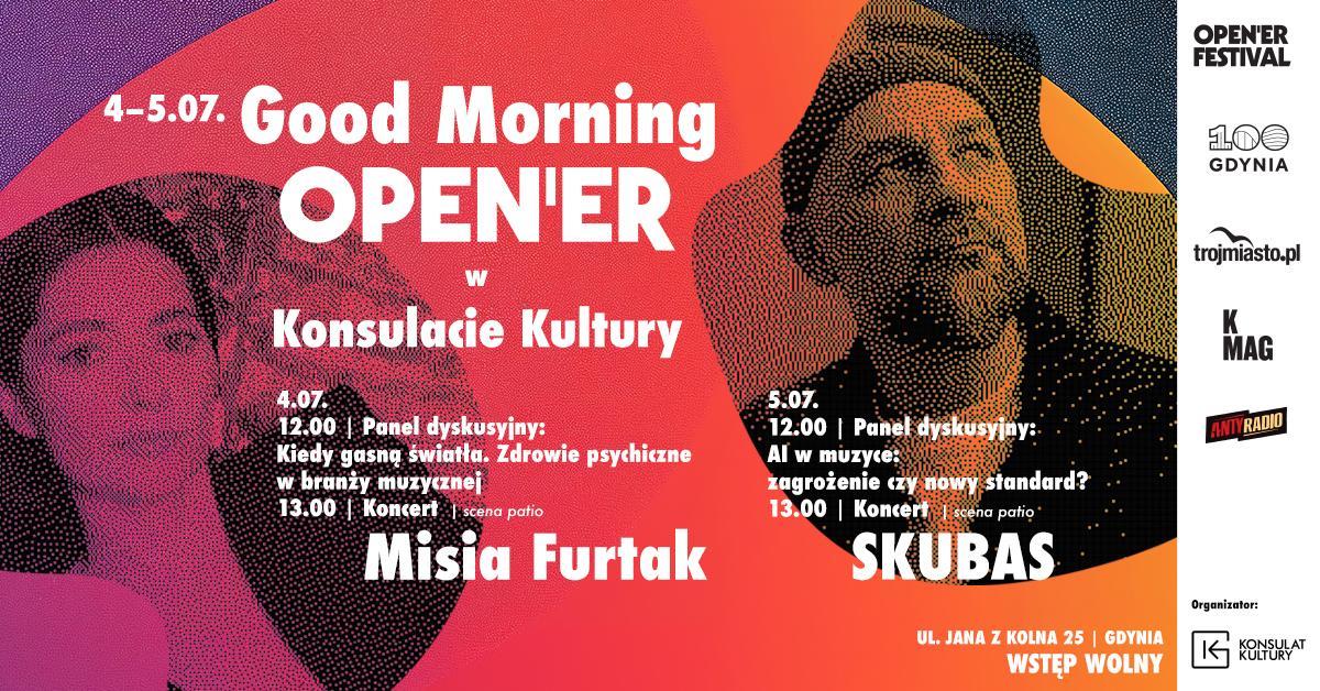 Muzyka, zdrowie psychiczne i sztuczna inteligencja. Wraca Good Morning Open’er!
