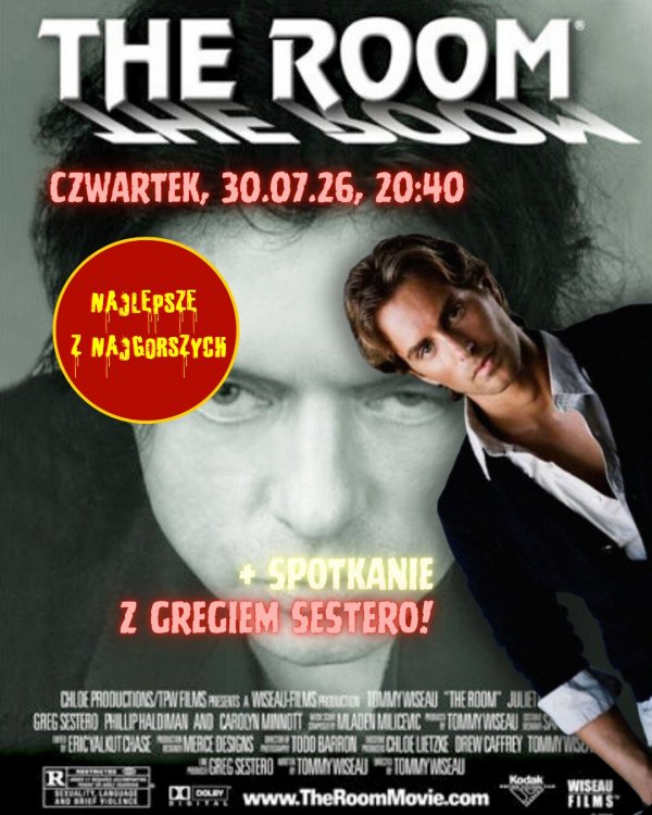 Najlepsze z najgorszych: The Room + Q&A z Gregiem Sestero