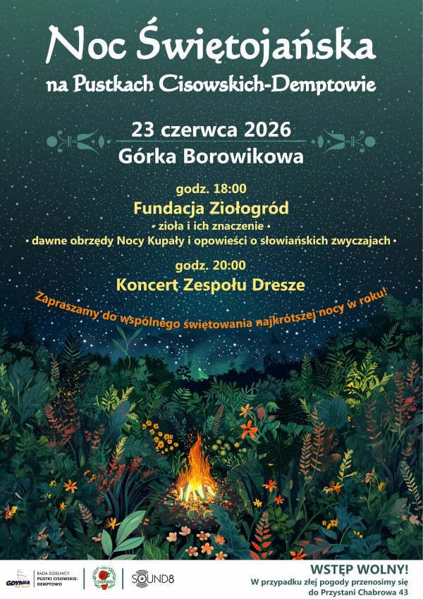 Noc Świętojańska na Pustkach Cisowskich-Demptowie