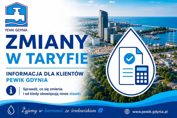Nowa taryfa za wodę i ścieki
