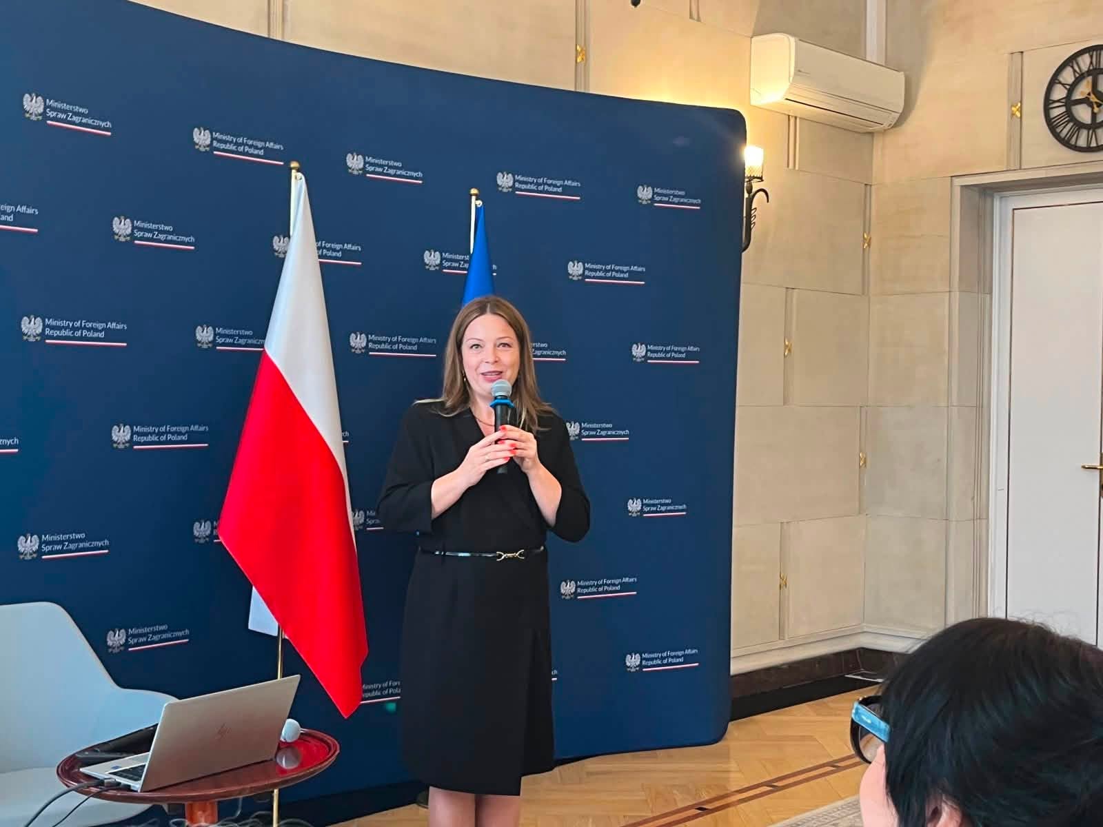 O modernistycznym centrum Gdyni na konferencji w Ministerstwie Spraw Zagranicznych