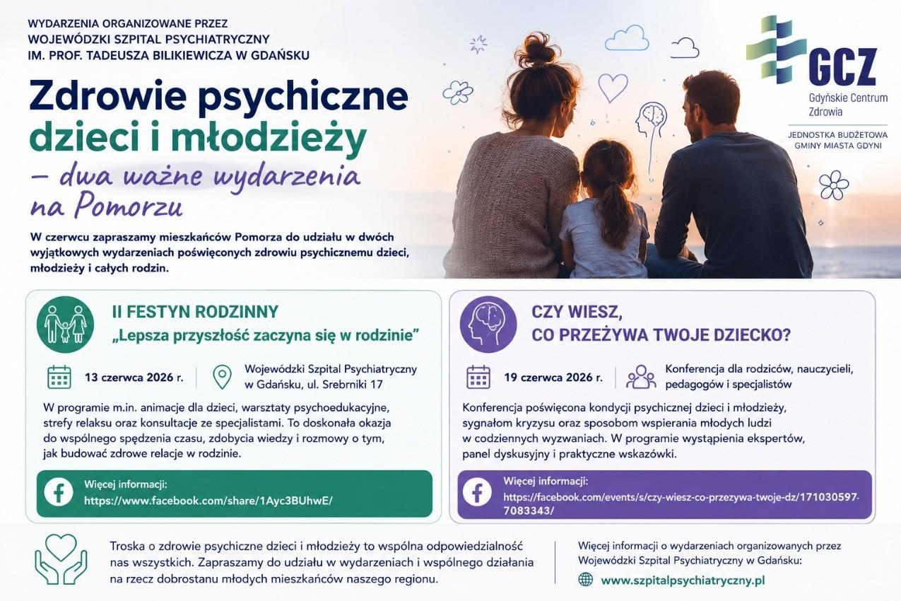 O zdrowiu psychicznym dzieci i młodzieży na konferencji i festynie