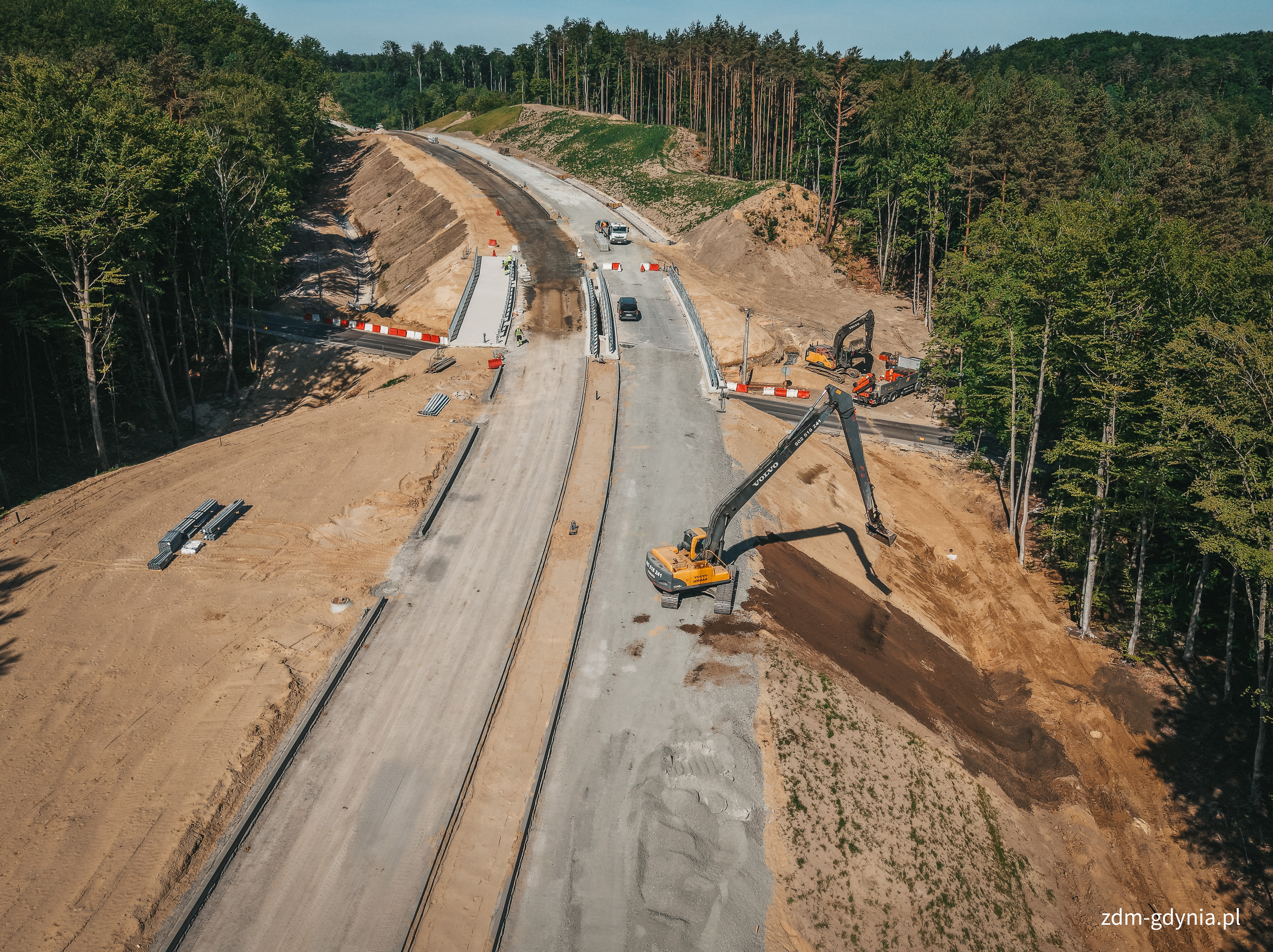 Obwodnica Witomina – trwają intensywne prace budowlane