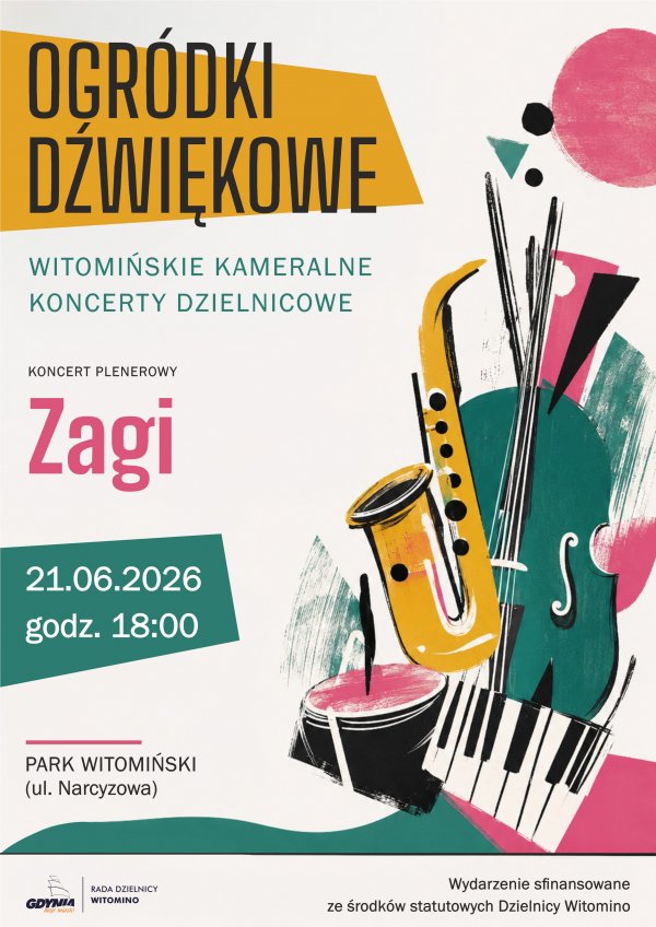 Ogródki Dźwiękowe na Witominie - koncert plenerowy Zagi