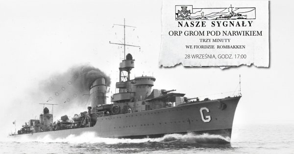 ORP Grom pod Narwikiem. Trzy minuty we Fiordzie Rombakken