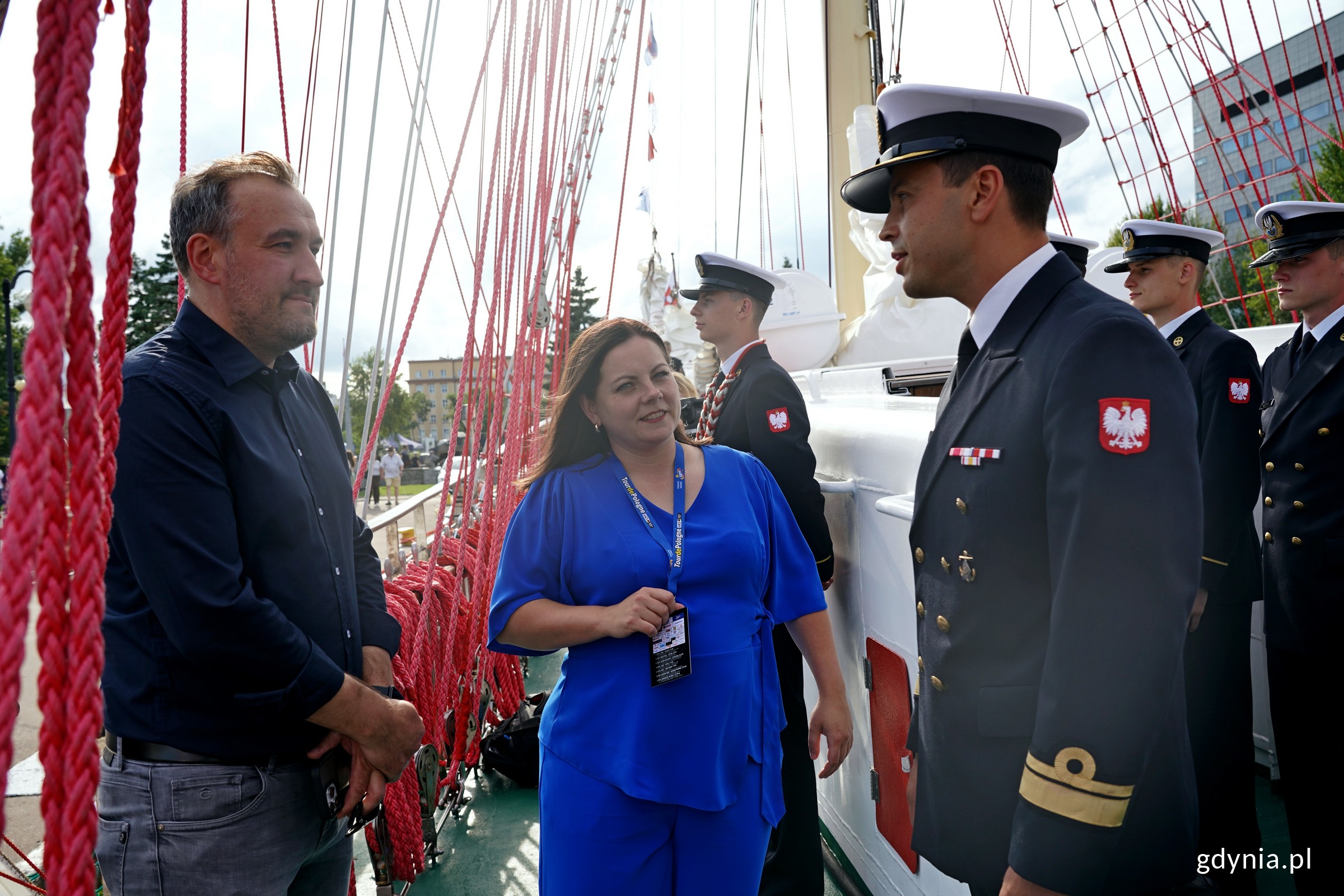 ORP „Iskra” z żaglem stulecia otworzyła się dla zwiedzających