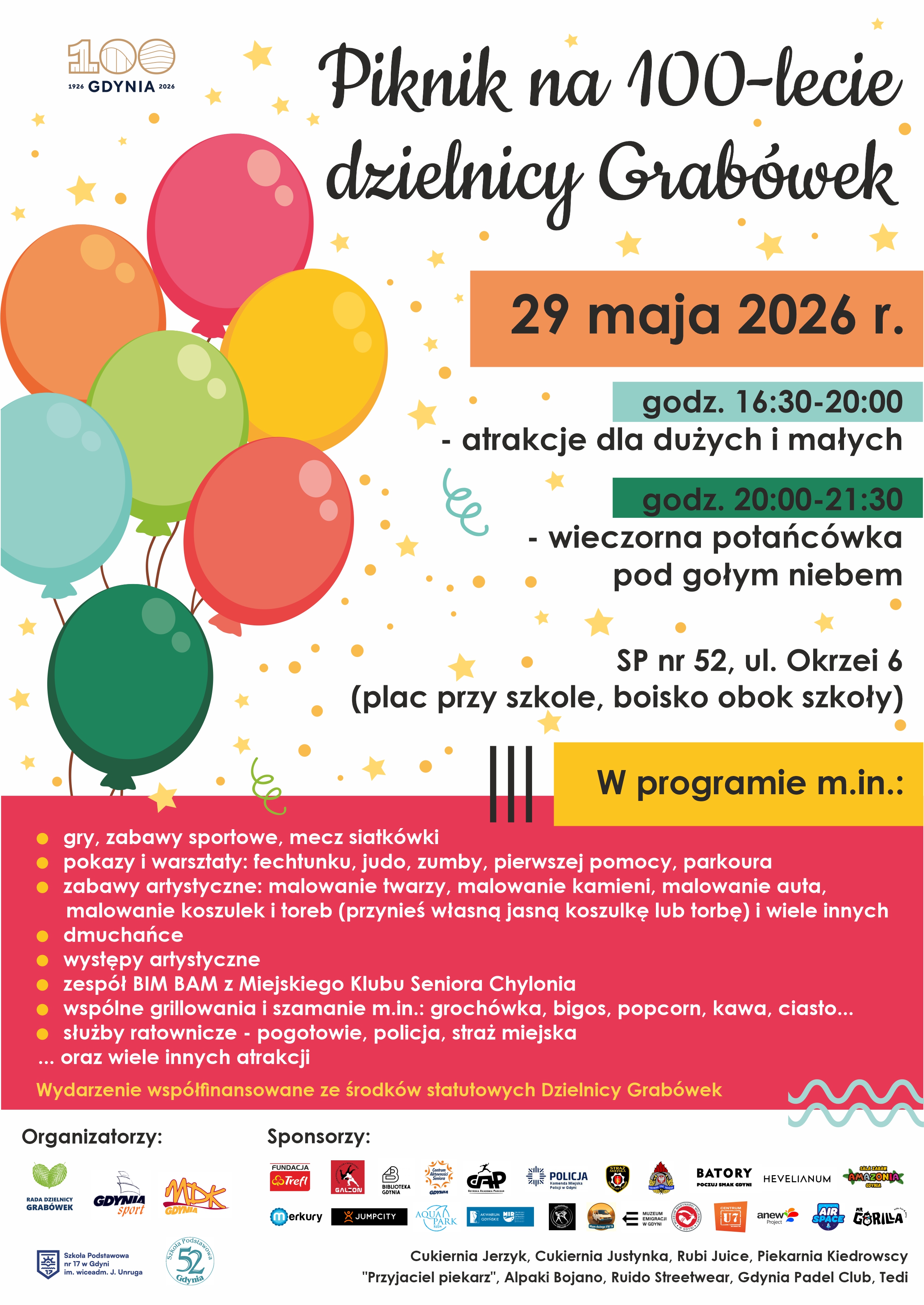 Piknik na 100-lecie dzielnicy Grabówek