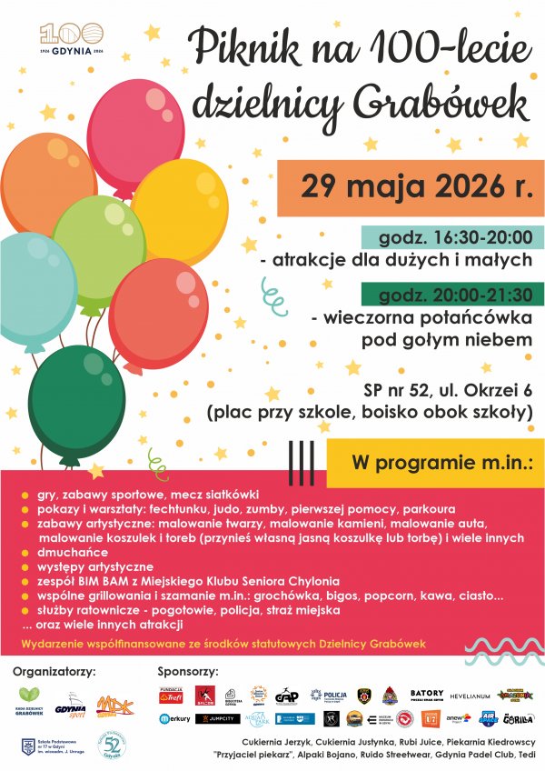 Piknik na 100-lecie dzielnicy Grabówek