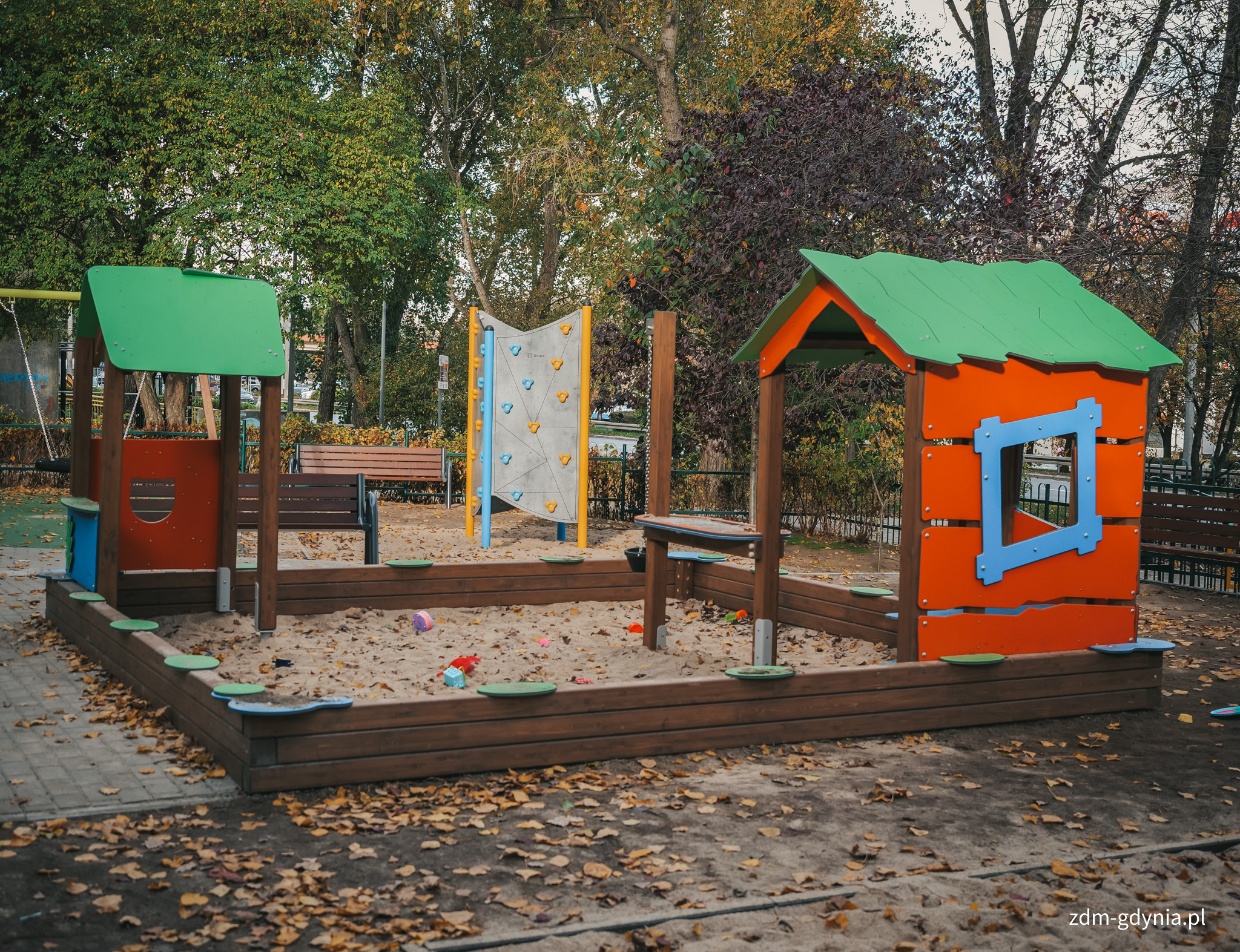Plac zabaw między ulicami Morską i Dreszera został zmodernizowany