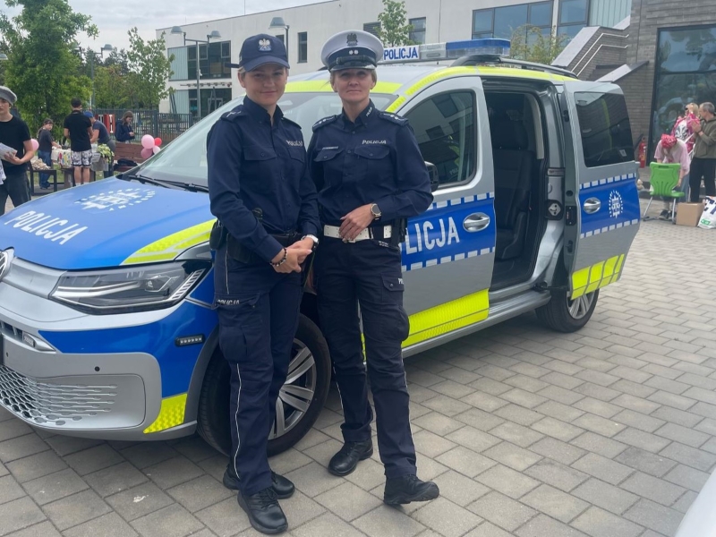 Policjantki z gdyńskiej Komendy uczestniczyły w festynie.
