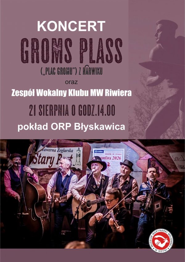 Polskie i norweskie rytmy na pokładzie ORP „Błyskawica”