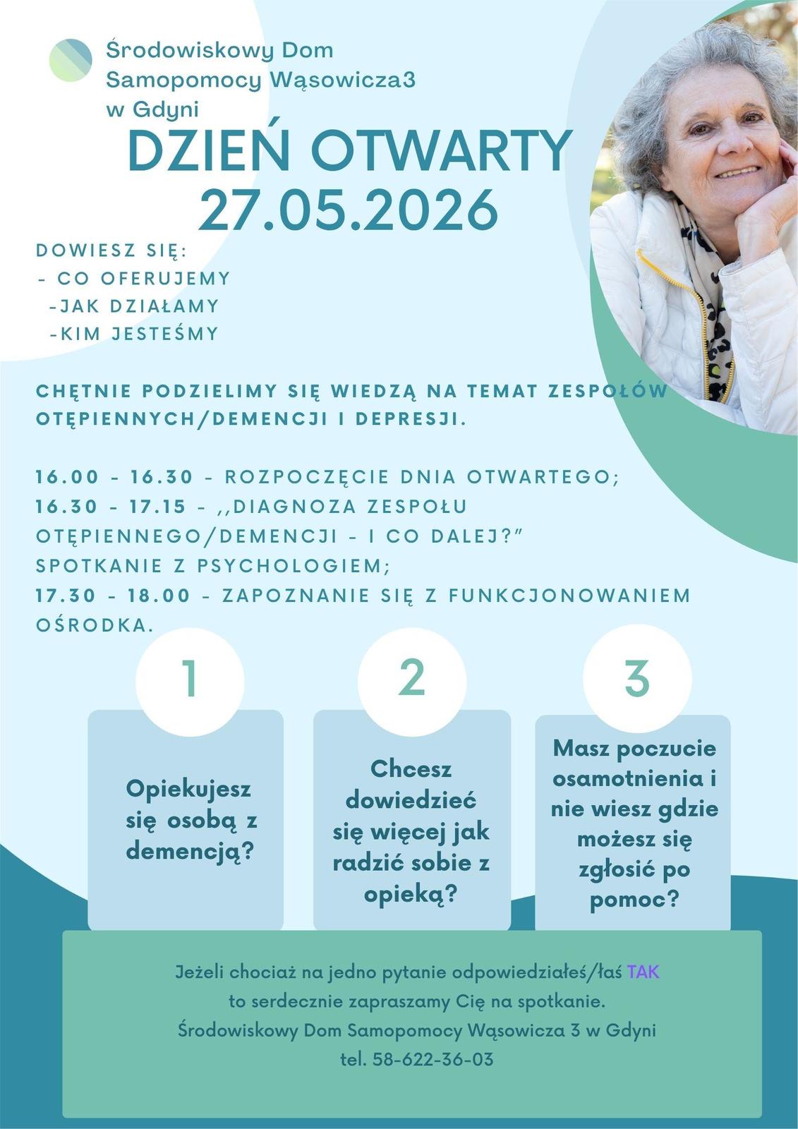 Pomoc powinna przyjść jak najwcześniej. Dzień otwarty Środowiskowego Domu Samopomocy