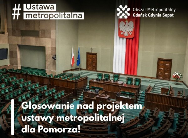 Pomorze coraz bliżej metropolii. W Sejmie trwa decydujący etap prac nad ustawą