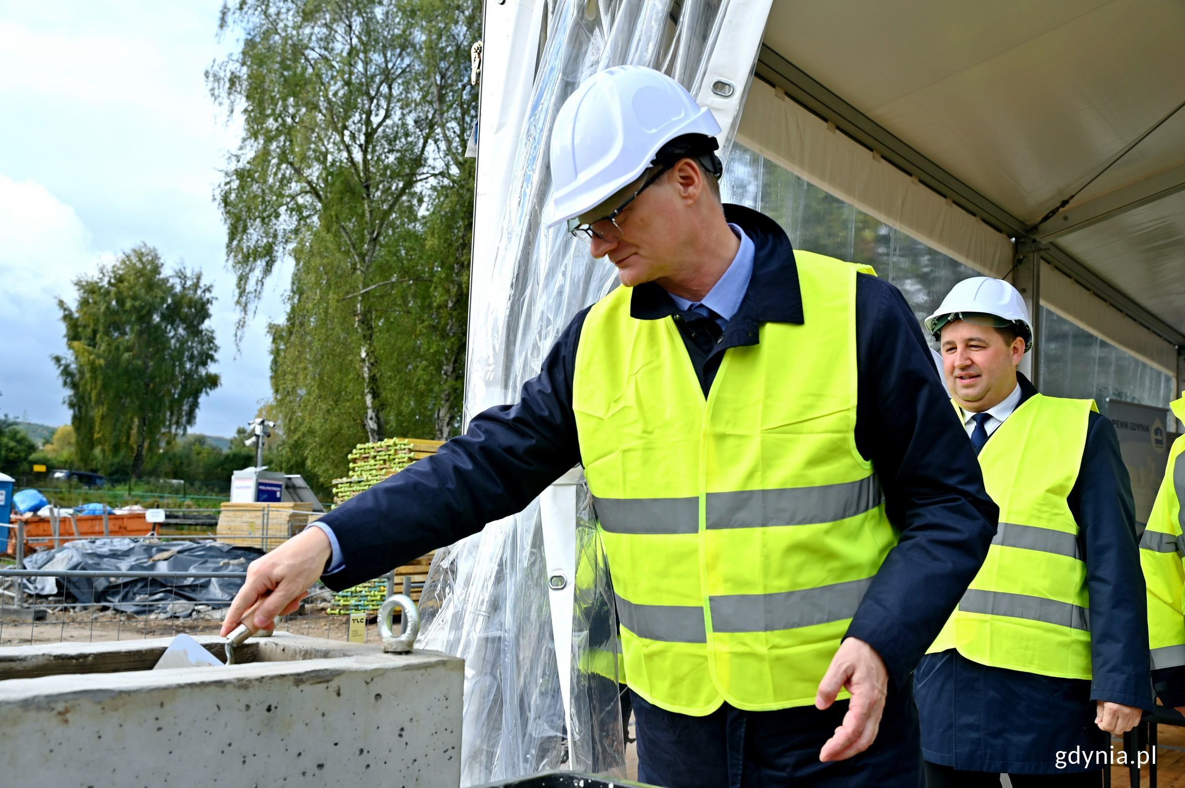Powstaje nowoczesna stacja uzdatniania wody „Rumia”. Kamień węgielny wmurowany