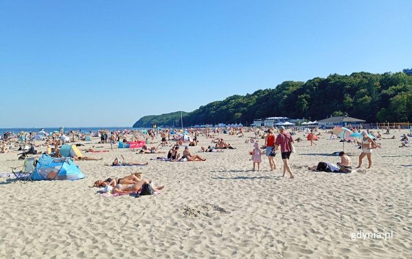 Raport plażowy. Pogodna ładna, można się kąpać