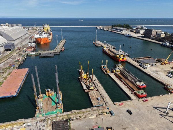 Rośnie Port Gdynia. Prace w obrębie portu zewnętrzenego