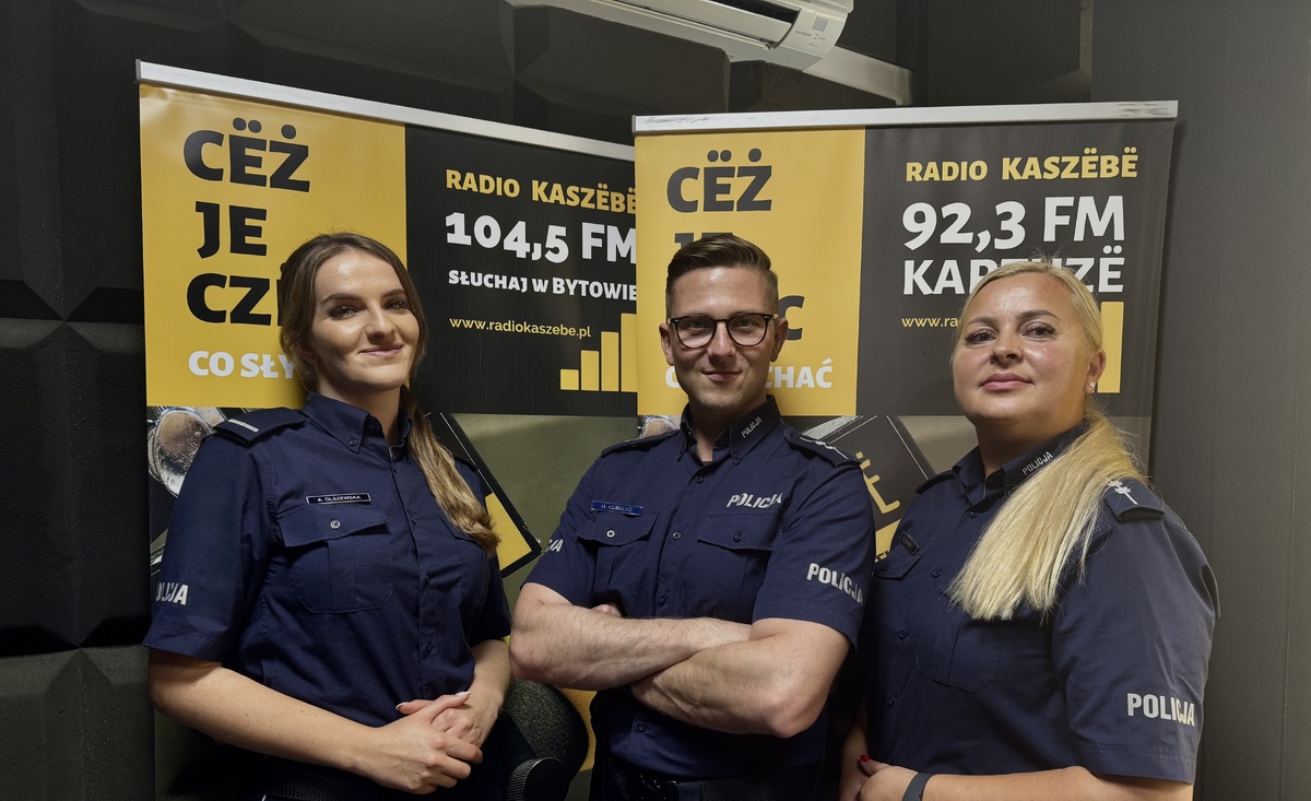Rozpoczęcie roku szkolnego już jutro. Gdyńscy Policjanci o bezpieczeństwie dzieci i młodzieży na antenie Radia Kaszëbë