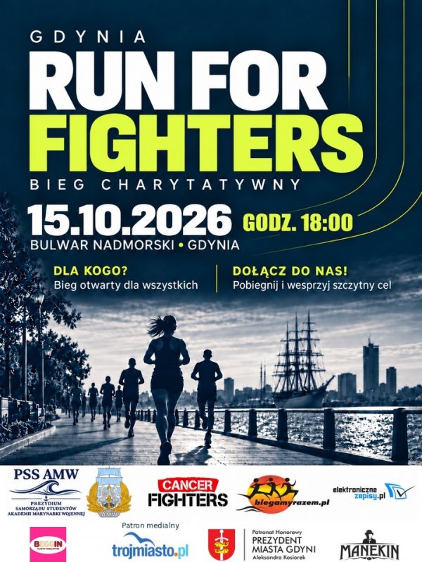 Run for Fighters. W Gdyni pobiegniemy razem, by pomagać