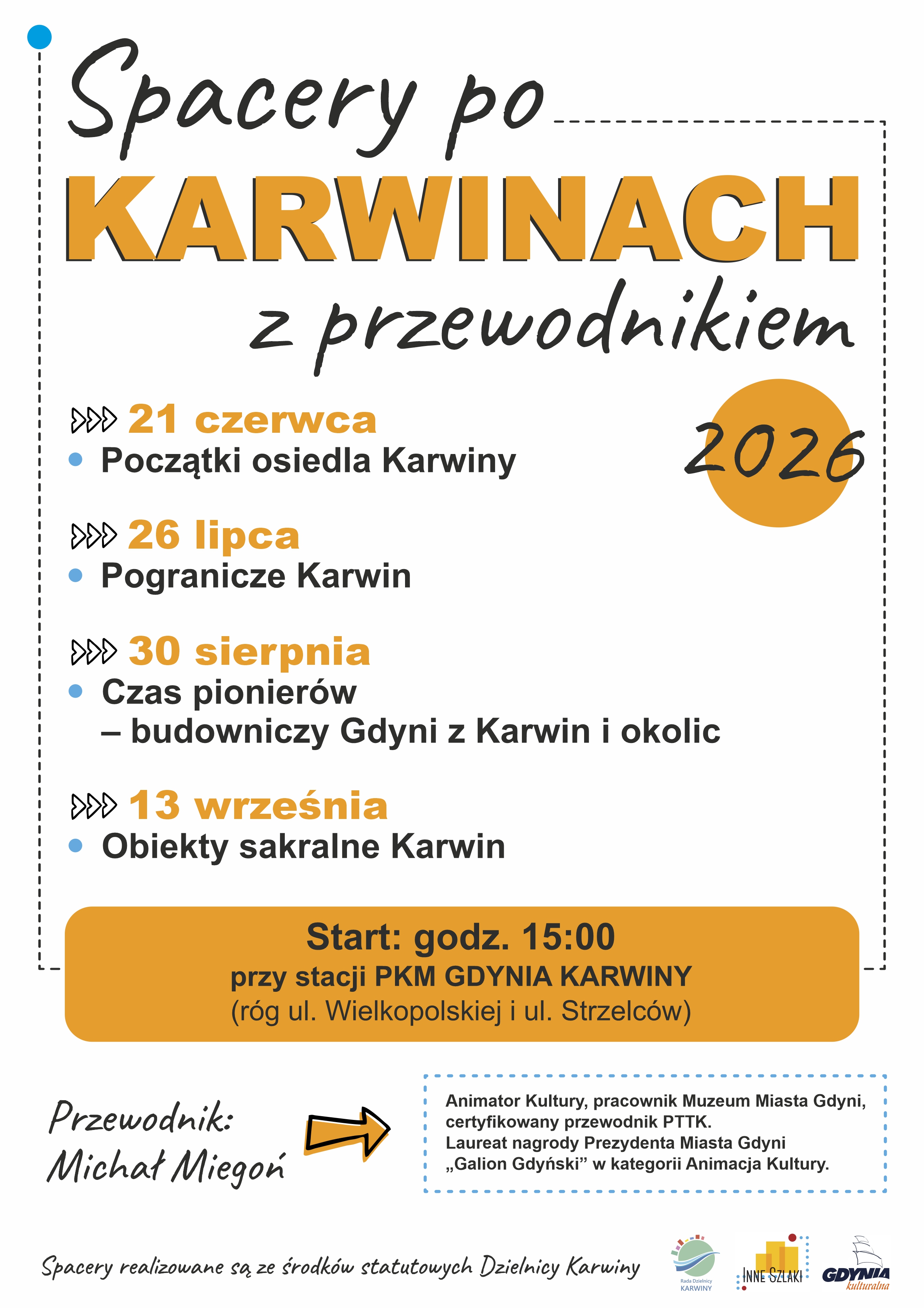 Spacery po Karwinach z przewodnikiem