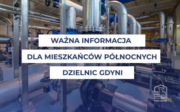 Spadki ciśnienia wody w północnej Gdyni. PEWIK zapowiada nocne prace