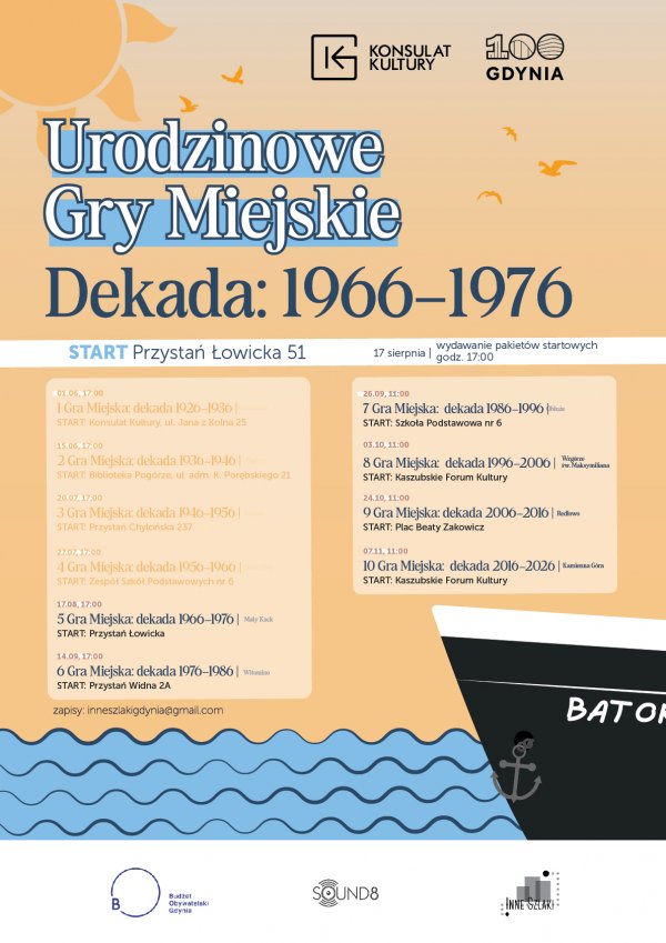 Urodzinowe Gry Miejskie. Piąta dekada: 1966–1976 / Mały Kack