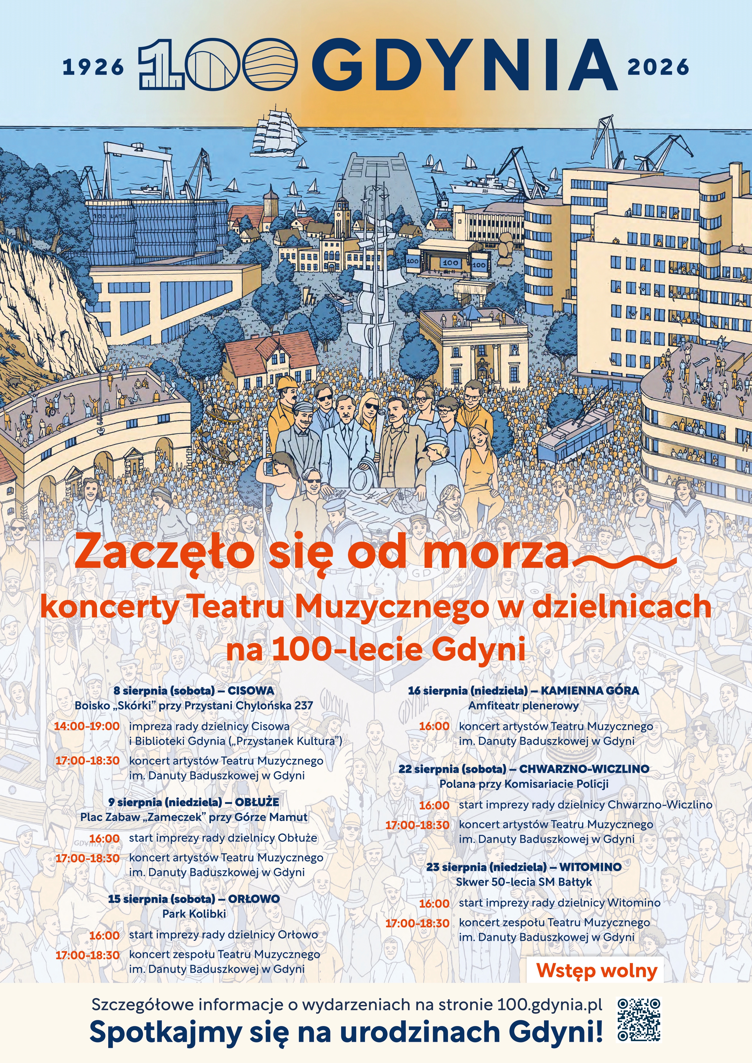 Urodziny Gdyni trwają cały rok. Teatr Muzyczny rusza do dzielnic i świętuje najbliżej mieszkańców