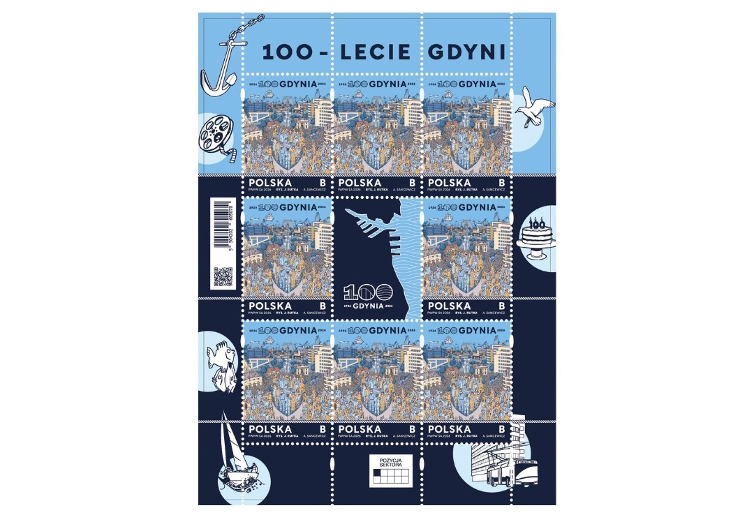 Wyjątkowa kolekcja filatelistyczna na stulecie Gdyni