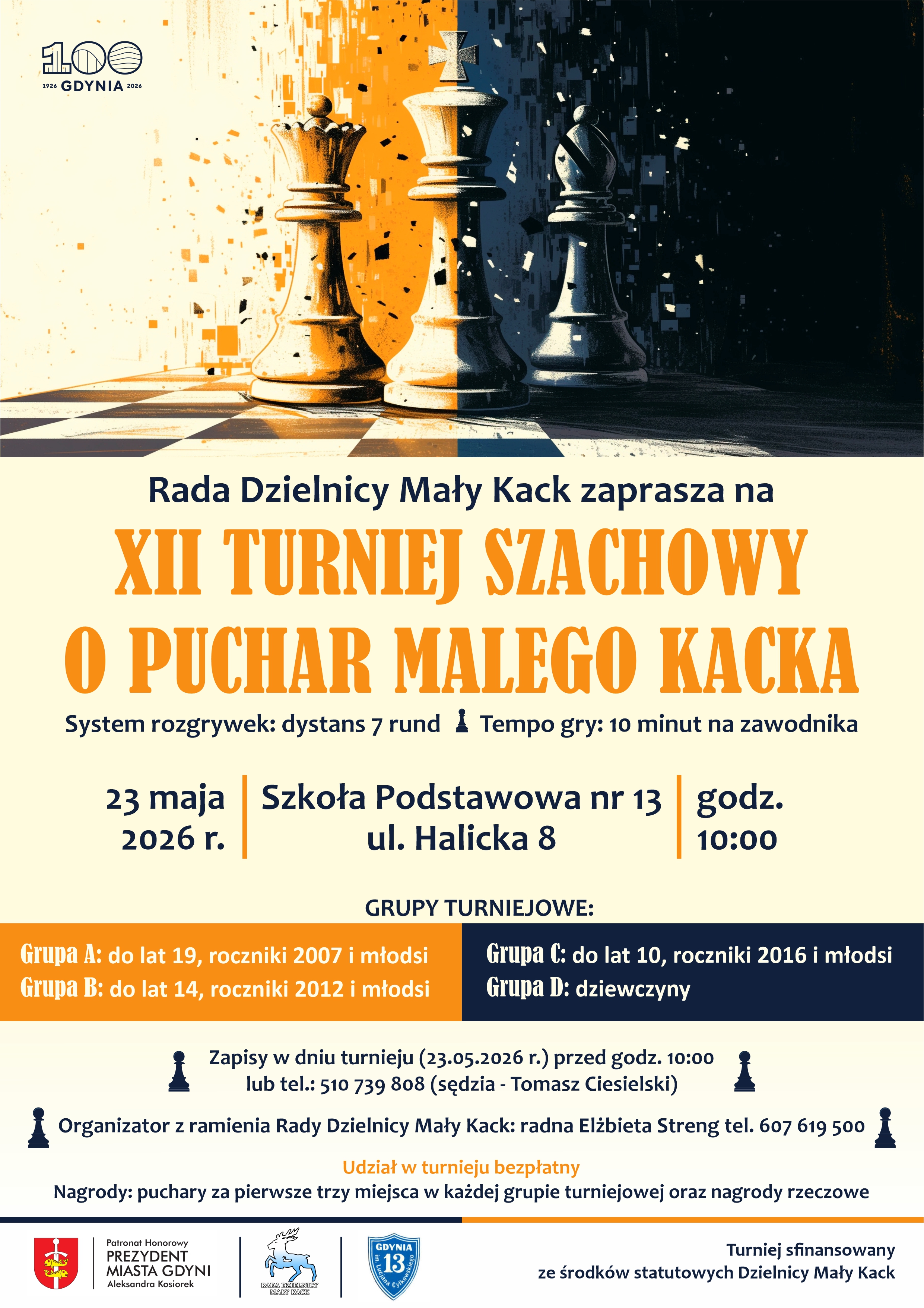 XII Turniej Szachowy o Puchar Małego Kacka