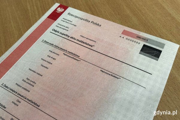 Zagraniczne akty małżeństwa. Nowe wzory dokumentów dotyczące transkrypcji już obowiązują